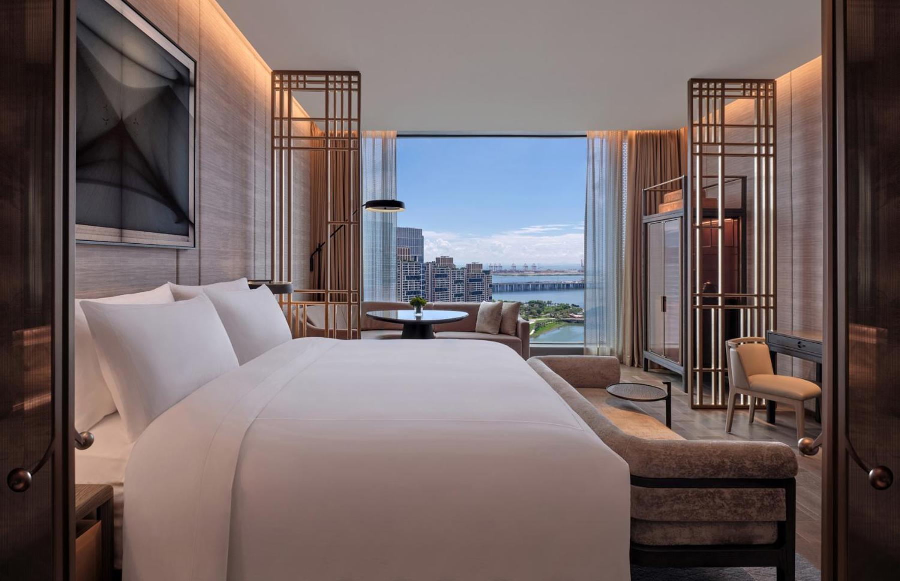 Conrad Shenzhen, The First Art Museum Hotel In Greater Bay Area With The Stunning Bay And Sunset View In The Hotel Terrace Exteriör bild