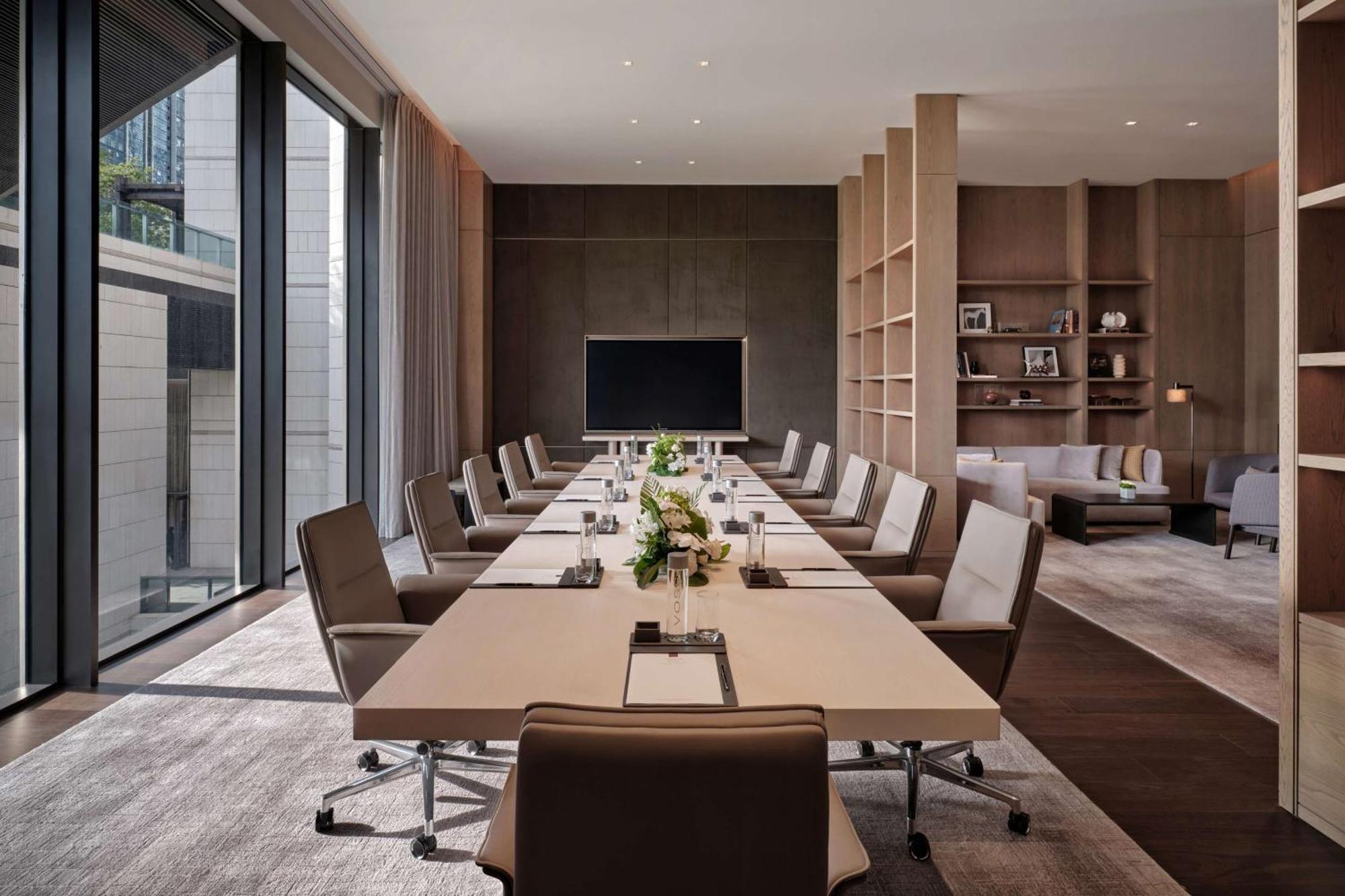 Conrad Shenzhen, The First Art Museum Hotel In Greater Bay Area With The Stunning Bay And Sunset View In The Hotel Terrace Exteriör bild