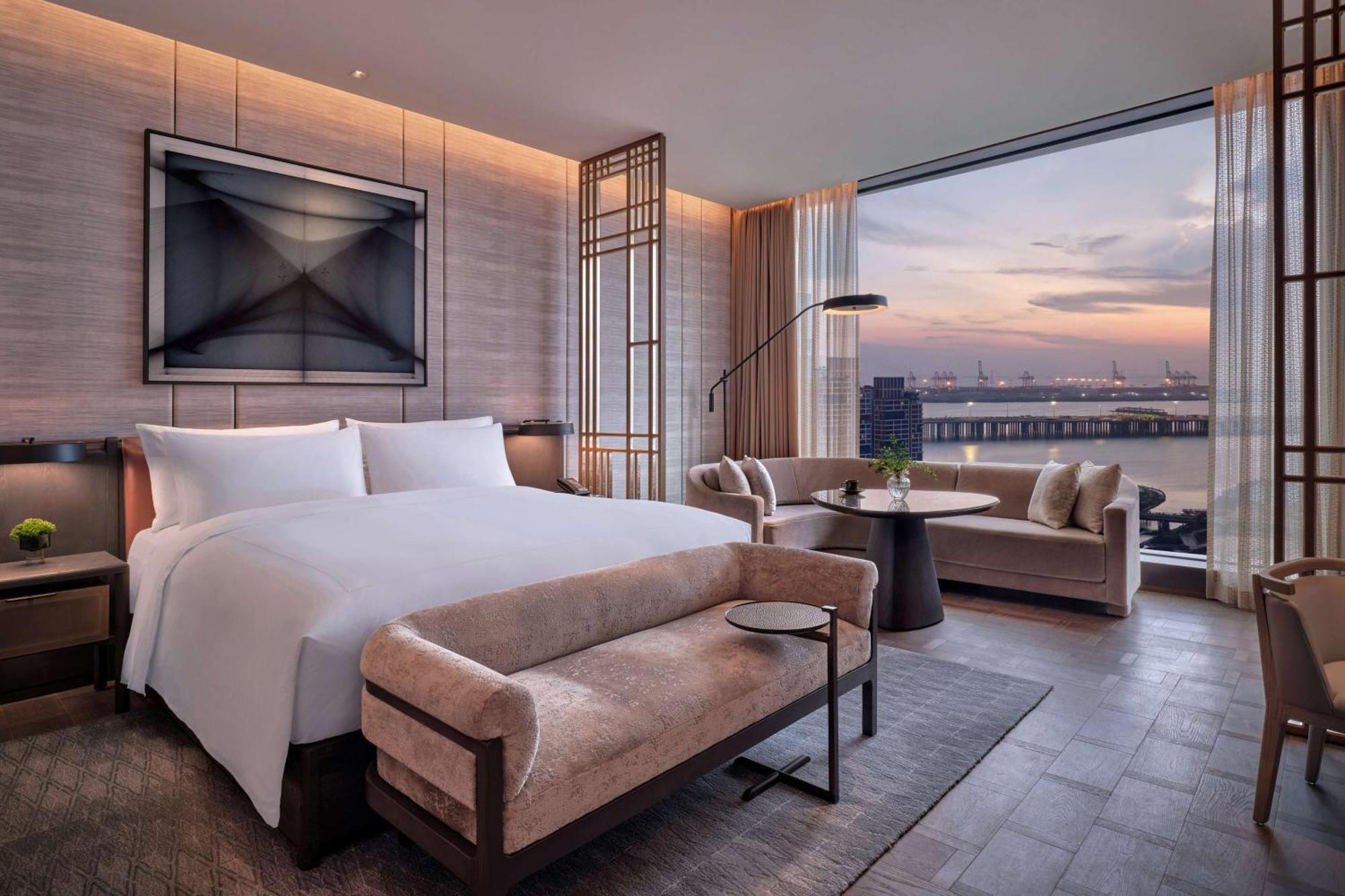 Conrad Shenzhen, The First Art Museum Hotel In Greater Bay Area With The Stunning Bay And Sunset View In The Hotel Terrace Exteriör bild