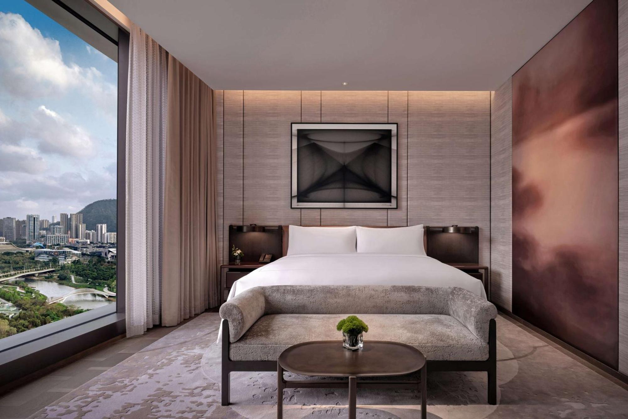 Conrad Shenzhen, The First Art Museum Hotel In Greater Bay Area With The Stunning Bay And Sunset View In The Hotel Terrace Exteriör bild