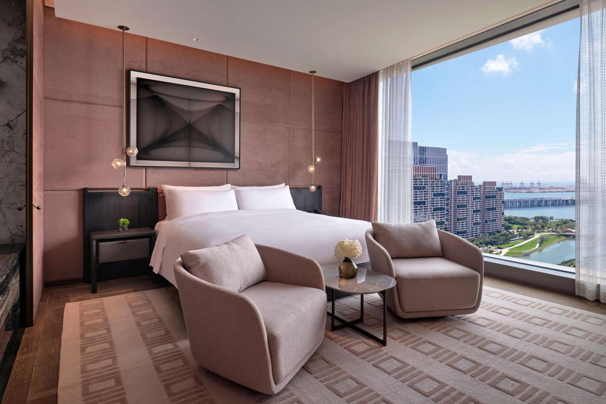 Conrad Shenzhen, The First Art Museum Hotel In Greater Bay Area With The Stunning Bay And Sunset View In The Hotel Terrace Exteriör bild