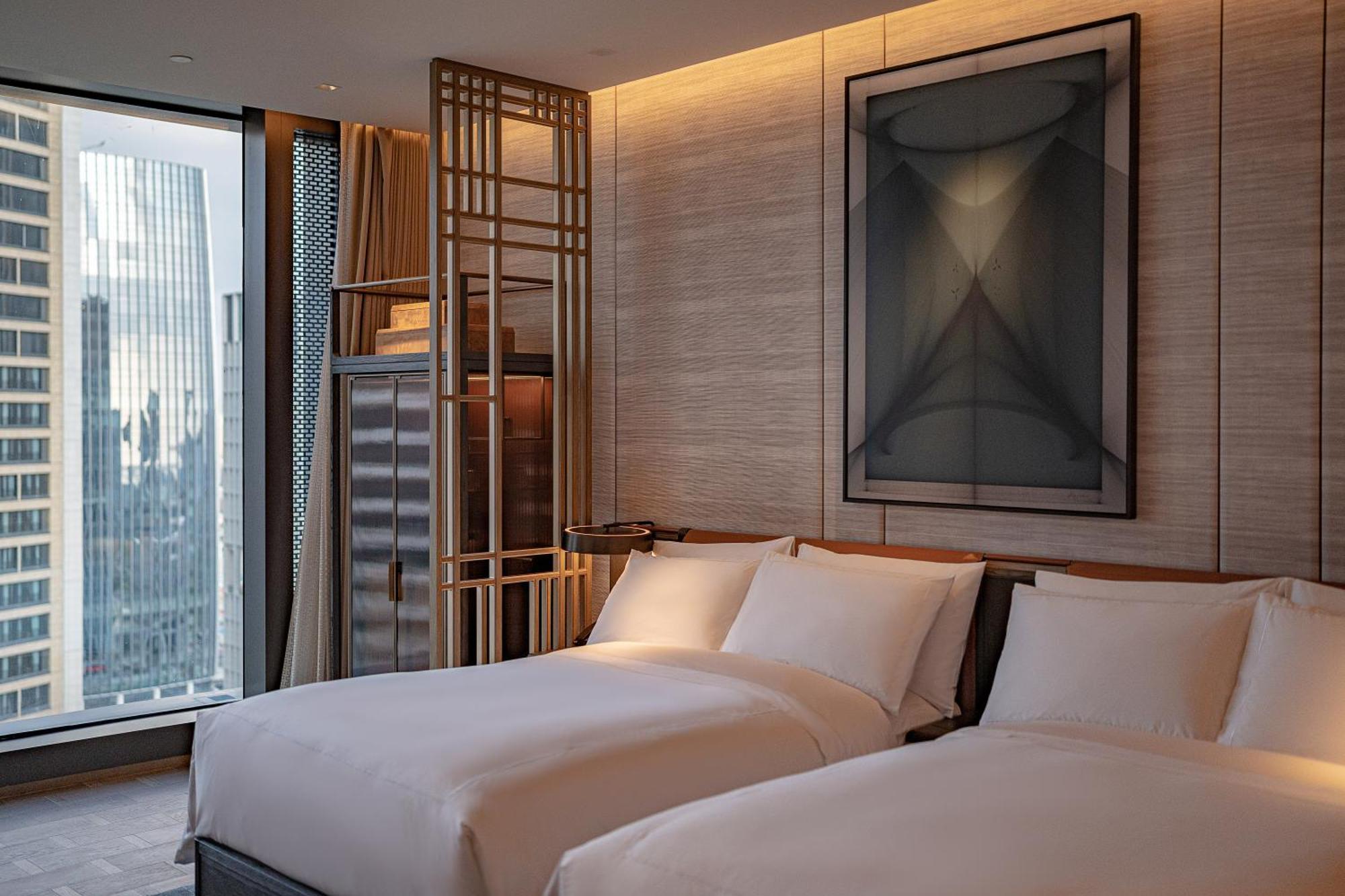 Conrad Shenzhen, The First Art Museum Hotel In Greater Bay Area With The Stunning Bay And Sunset View In The Hotel Terrace Exteriör bild